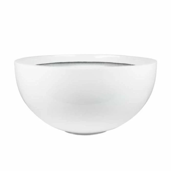 72cm Fibreglass High Gloss Low Bowl Planter - By Primrose™ - Image 2