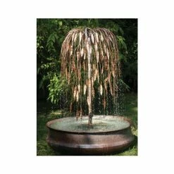 Weeping Willow Copper Tree Water Feature - Small - Without Reservoir