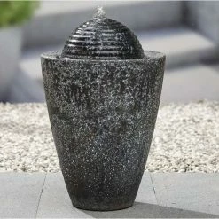 H62.5cm Dappled Column Water Feature