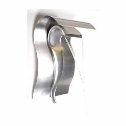 H75cm Cascading Swan Wall Mounted Stainless Steel Water Feature by Ambienté