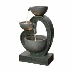 Heart Shaped Bowls Water Feature