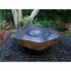 Babbling Basalt Fountain with Polished Dish Top - 65cm