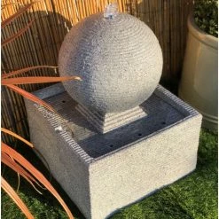 40cm Zen Rippling Sphere Water Feature
