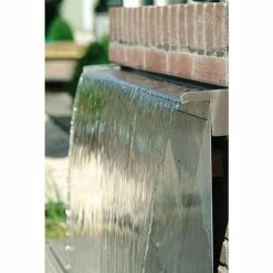 30cm Stainless Steel Waterfall Cascade (Sheer descent) by Ambienté™ - Rear supply