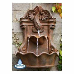 H40cm Fish Wall Fountain | Indoor/Outdoor Use by Ambienté