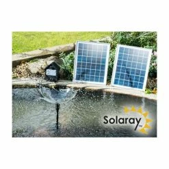 1,550LPH Solar Water Pump Kit with Lights & Battery Backup by Solaray