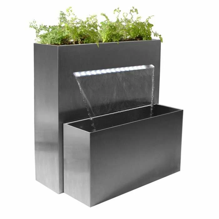 H89cm Sutherland Falls Planter & Waterfall Cascade with Lights | Indoor/Outdoor Use by Ambienté - Image 2