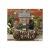 H51cm Water Mill Solar Powered Resin Water Feature