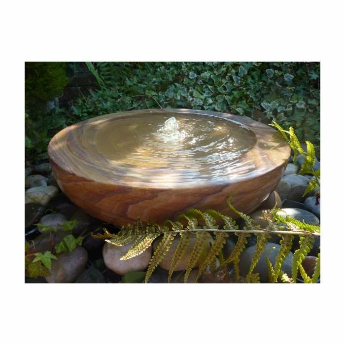 Small Rainbow Babbling Bowl Water Feature