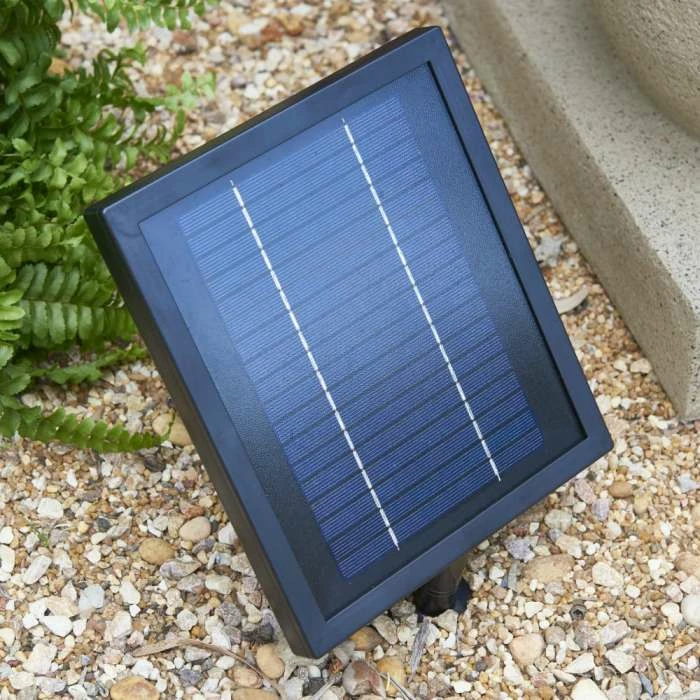 H72cm Kendal 4-Tier Cascading Solar Water Feature with Lights by Solaray - Image 9