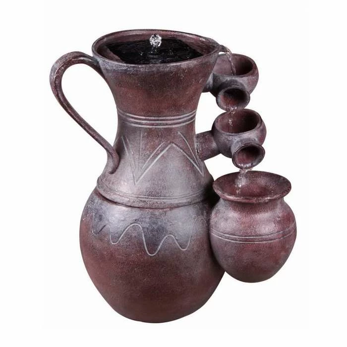 H55cm Pitcher Solar Water Feature - Image 3