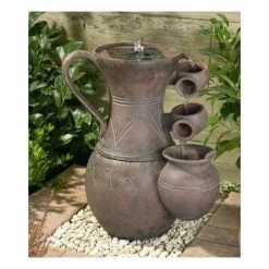 H55cm Pitcher Solar Water Feature