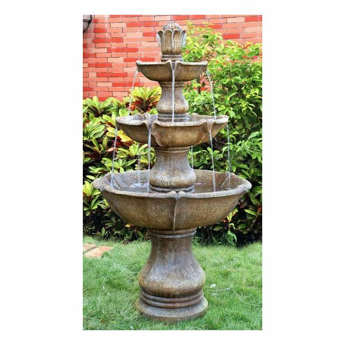 Large 4 Tier Classic Fountain Water Feature