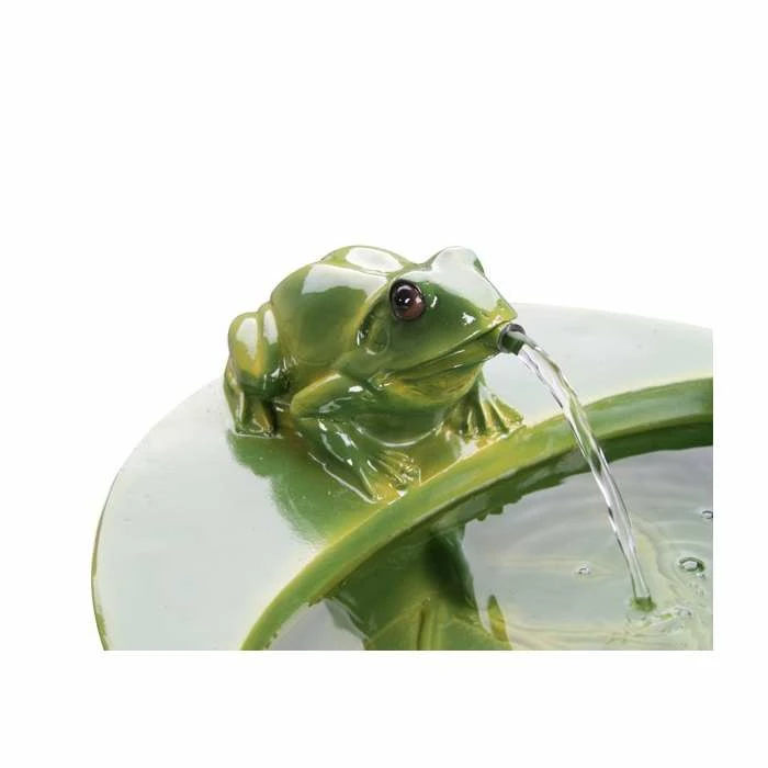 H64cm Frog Cascading Solar Water Feature by Solaray - Image 3