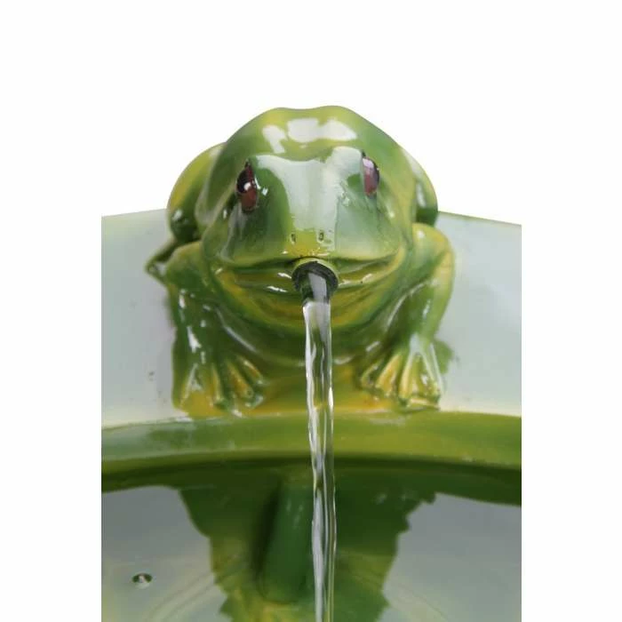 H64cm Frog Cascading Solar Water Feature by Solaray - Image 6