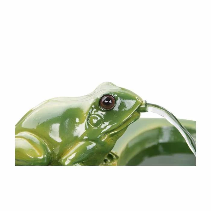 H64cm Frog Cascading Solar Water Feature by Solaray - Image 7