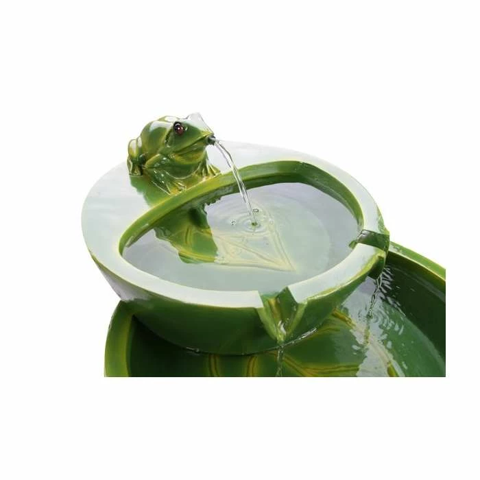 H64cm Frog Cascading Solar Water Feature by Solaray - Image 10