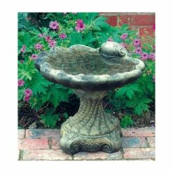 Shell Birdbath