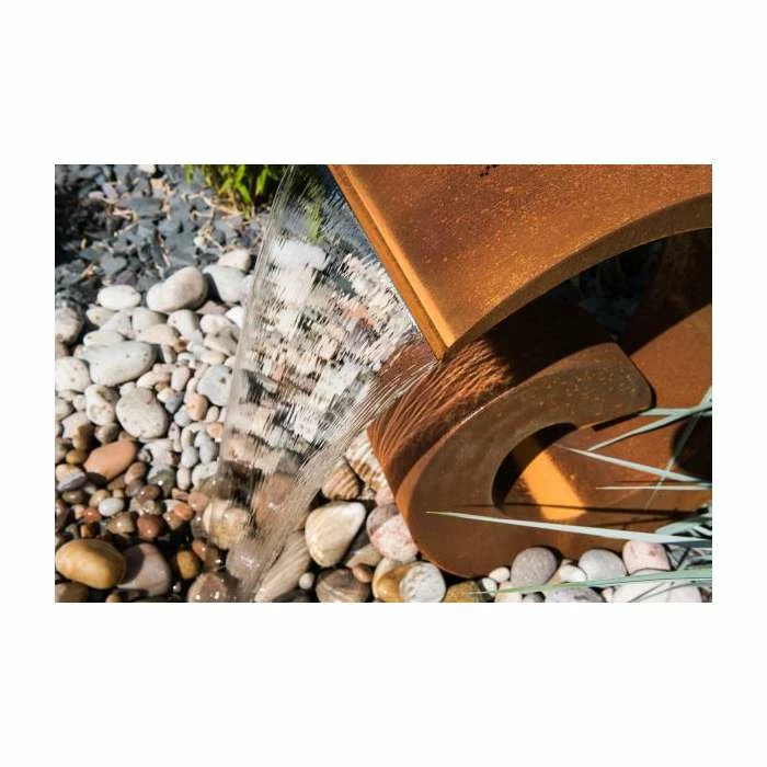 H65cm Sentosa Corten Steel Cascade Water Feature (No Reservoir) - Image 2