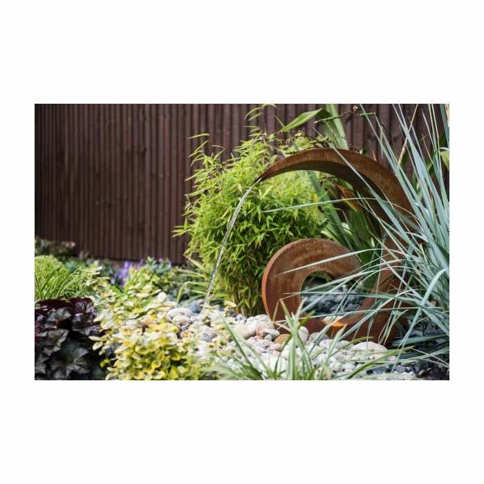 H65cm Sentosa Corten Steel Cascade Water Feature (No Reservoir) - Image 4