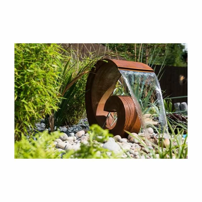 H65cm Sentosa Corten Steel Cascade Water Feature (No Reservoir) - Image 5