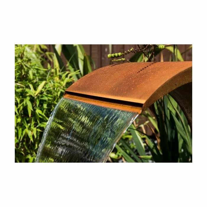 H65cm Sentosa Corten Steel Cascade Water Feature (No Reservoir) - Image 6