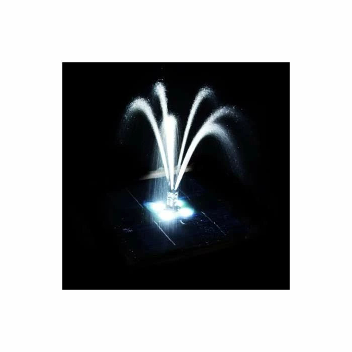 H79cm Victoriana Cream Solar Caststone⢠Bird Bath with Lights by Solaray - Image 4